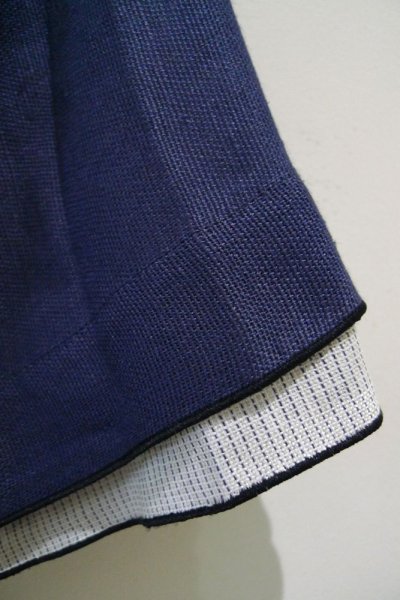 画像3: リバーシブル スカートE12／INDIGO-FINE RAY CLAIRES(6,8A) (3)