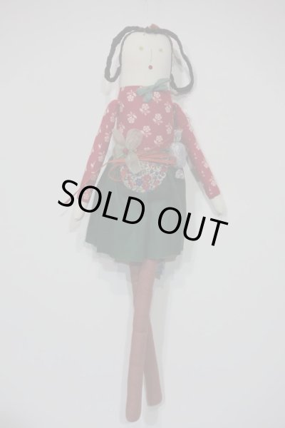 画像4: APOLLINE BIG DOLL（黒髪）／RED-GREEN (4)