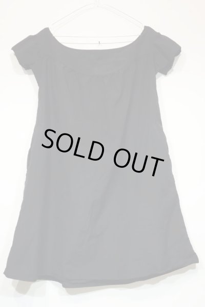 画像3: PIP-SQUEAK CHAPEAU ETC. CAPスリーブワンピース／OFF BLACK(Sサイズのみ) (3)