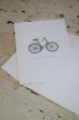 画像2: Sesame Letterpress メッセージカード (LARGE)／自転車 (2)