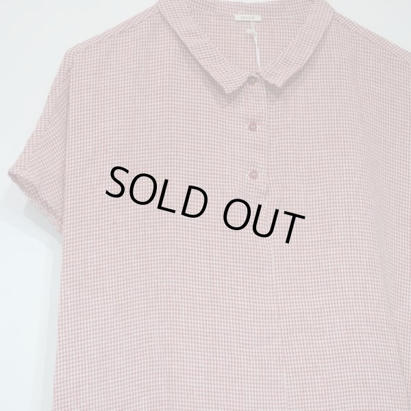 画像2: a.b (apuntob) リネン ワンピース／RED GINGHAM(サイズMのみ) (2)