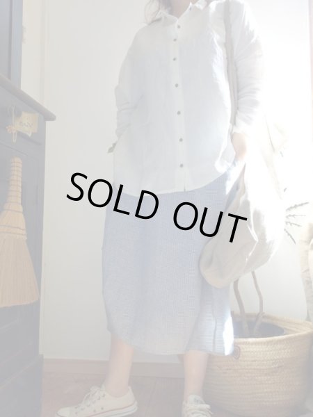 画像5: a.b (apuntob) リネン シャツブラウス／SUMMER WHITE(サイズ1のみ) (5)