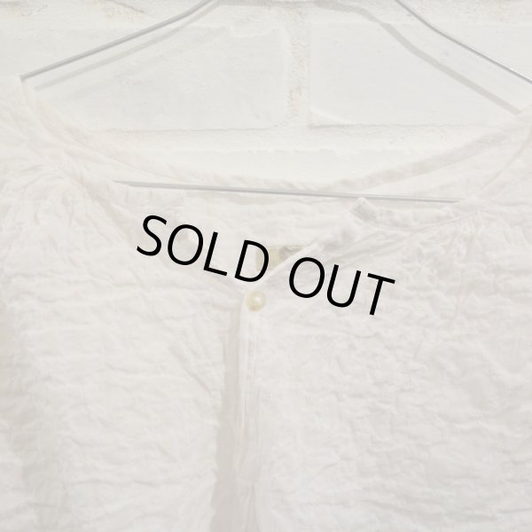 画像2: PIP-SQUEAK CHAPEAU リネンビーチシャツ／CREAM-GINGHAM(Sのみ) (2)