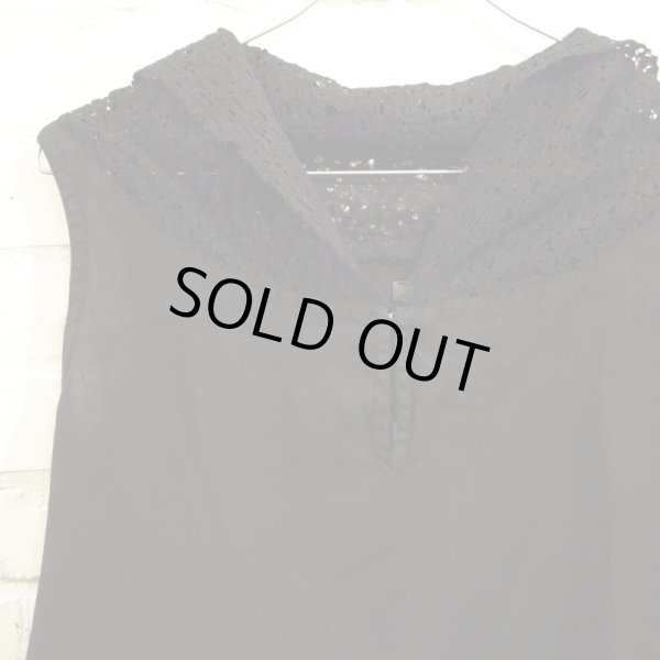 画像3: PIP-SQUEAK CHAPEAU リネン カップケーキドレス／OFF BLACK(Mサイズのみ) (3)