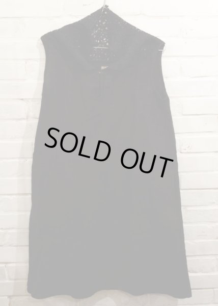 画像2: PIP-SQUEAK CHAPEAU リネン カップケーキドレス／OFF BLACK(Mサイズのみ) (2)