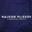 画像2: MAISON PLISSON コットンバッグ／NAVY (2)