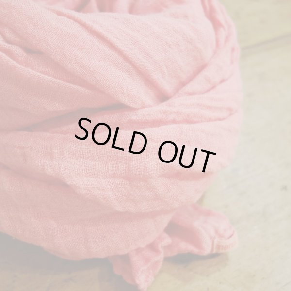 画像2: MERCI リネンスカーフ／ROSE (2)