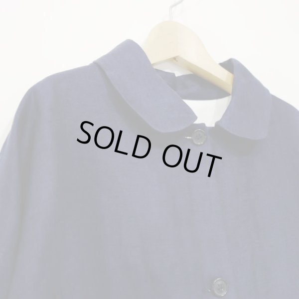 画像4: a.b (apuntob) リネンコート（裏地コットン）／ナイトブルー (4)