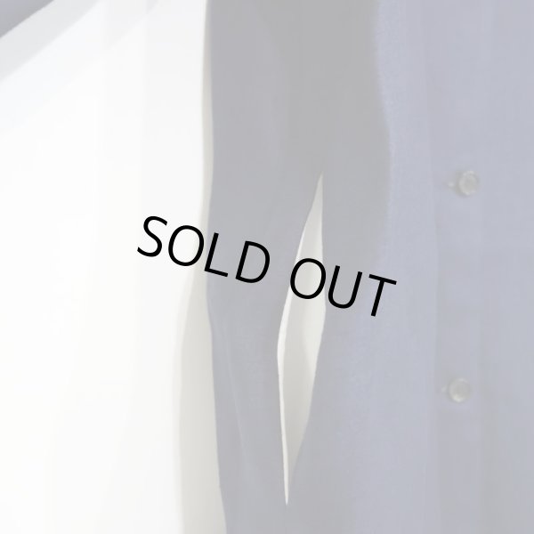 画像5: a.b (apuntob) リネンコート（裏地コットン）／ナイトブルー (5)