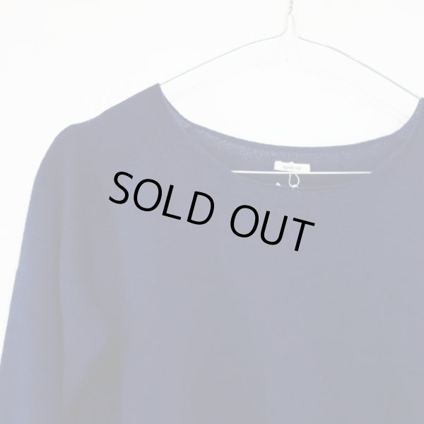 画像2: a.b (apuntob) カシミア ニットプルオーバー／ネイビー(Sのみ) (2)