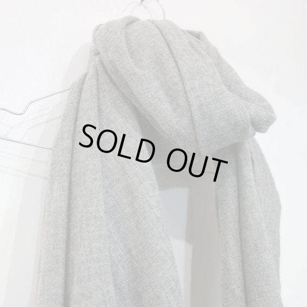 画像2: a.b (apuntob) カシミア・ストール／グレー (2)