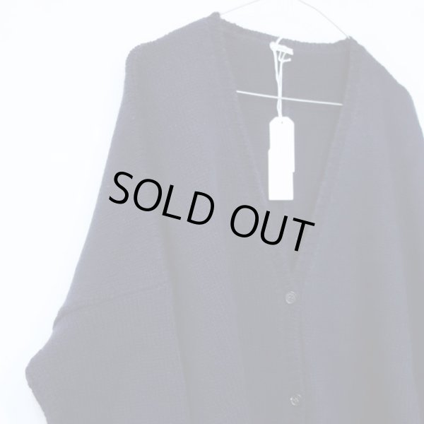 画像4: a.b (apuntob) カシミア オーバーカーディガン／ネイビー (4)