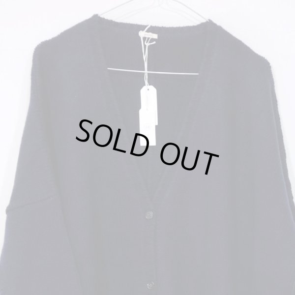 画像3: a.b (apuntob) カシミア オーバーカーディガン／ネイビー (3)