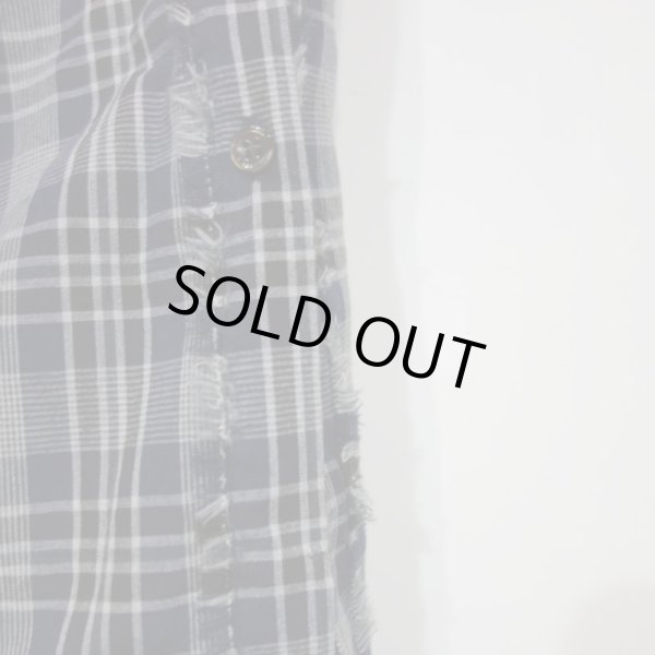 画像3: MAKIE WOMENS チェックスカート／NAVY PLAID (3)