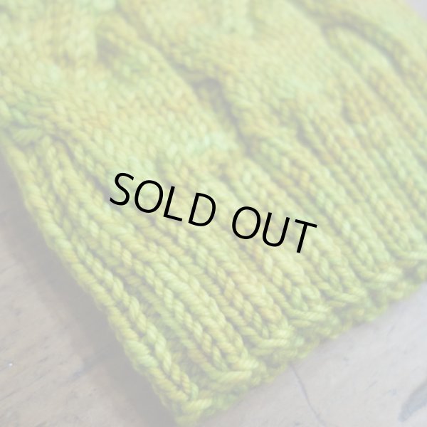 画像3: MAKIE ポンポン・ニット帽／GREEN (3)