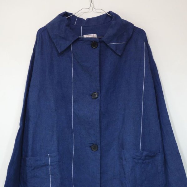 画像3: GALLEGO DESPORTES リネンコート／INDIG(Lのみ) (3)