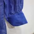 画像5: GALLEGO DESPORTES シャツ・ドレス／BLUE CHECK(Sのみ) (5)