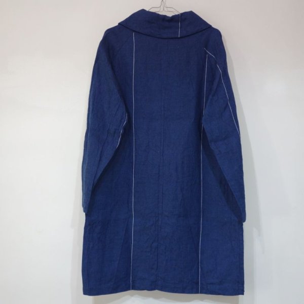 画像4: GALLEGO DESPORTES リネンコート／INDIG(Lのみ) (4)