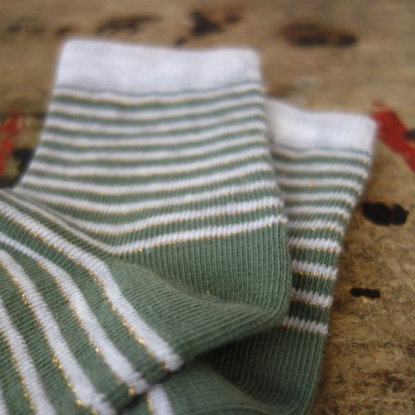 画像3: BONTON ストライプソックス／170 VERT GASPARD (3)