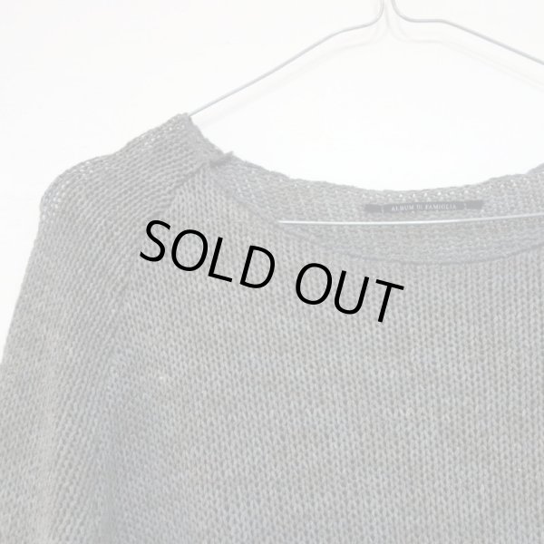 画像2: album di famiglia レディース ニットプルオーバー／ANTHRACITE(Sのみ) (2)