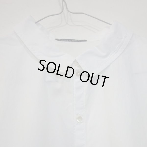 画像2: album di famiglia ユニセックス シャツブラウス／WHITE(XSのみ) (2)