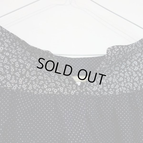 画像2: PIP-SQUEAK CHAPEAU ETC. プリントブラウス JACIE／BLACK-WHITE(Mのみ) (2)