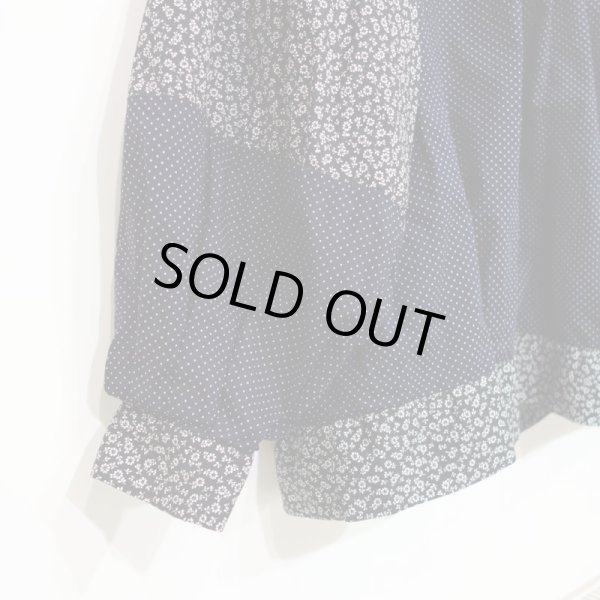 画像4: PIP-SQUEAK CHAPEAU ETC. プリントブラウス JACIE／BLACK-WHITE(Mのみ) (4)