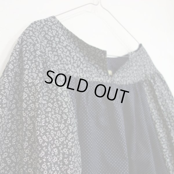 画像3: PIP-SQUEAK CHAPEAU ETC. プリントブラウス JACIE／BLACK-WHITE(Mのみ) (3)