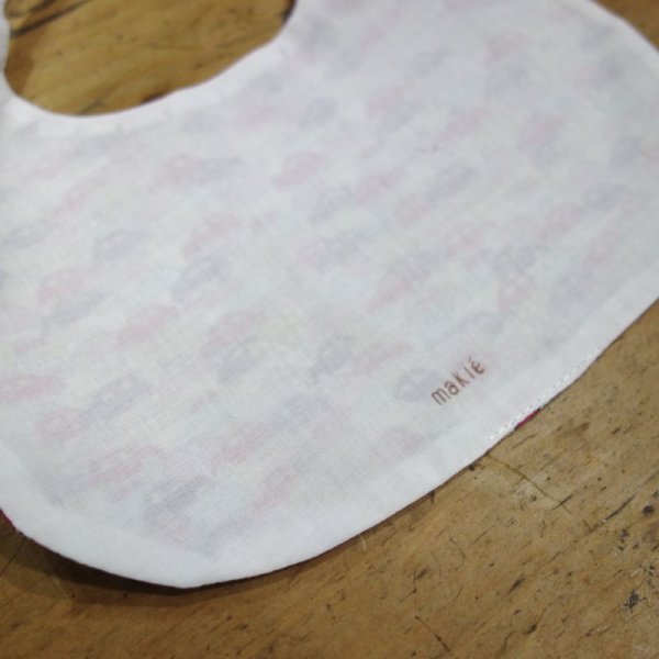 画像3: MAKIE BABY リバティ ビブ（CARS-紫）／NO.20 PURLPLE-CARS (3)