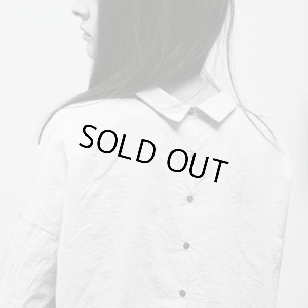 画像2: album di famiglia レディース シャツブラウス／ライトグレー(Lのみ) (2)