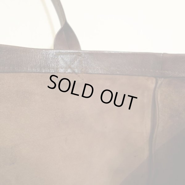 画像4: VDJ/C レザー トートバッグ／DARK BROWN（再入荷） (4)