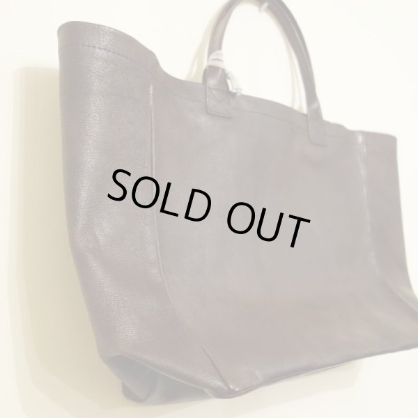 画像2: VDJ/C レザー トートバッグ／DARK BROWN（再入荷） (2)