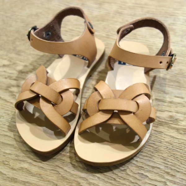 画像2: BONTON レザーストラップ サンダル／NATUREL(36,38/約23,24センチのみ) (2)