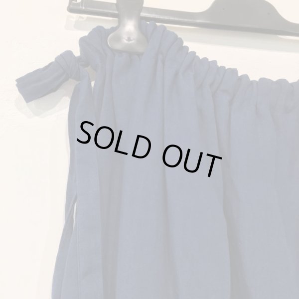 画像2: a.b (apuntob) リネン・スカート P906（ブルーグレー）／T1547 OTTANLO  (Mのみ) (2)