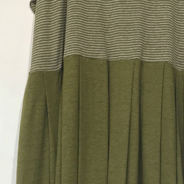 画像6: a.b (apuntob) リネン・ワンピース P582（カーキ）／T1557-T1576 (Mサイズのみ) (6)