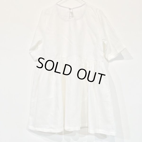 画像3: VDJ レディース COLLECTION リネン・3/4袖丈チュニック／/LIN BLANC(サイズ3のみ) (3)