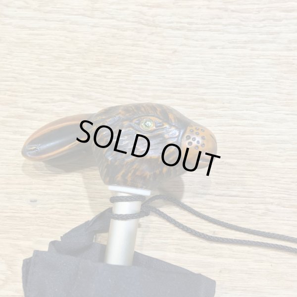 画像2: GUY DE JEAN 折りたたみ傘（ウサギ）／NOIR (2)