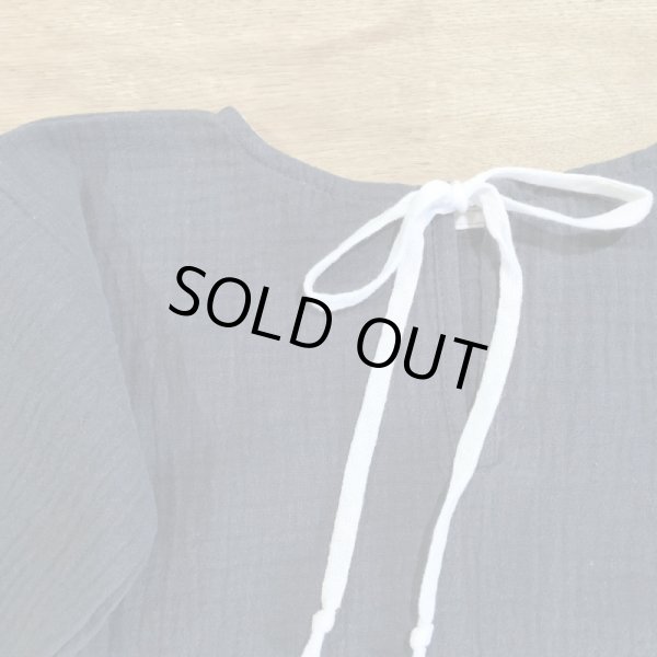 画像2: liili oversize shirt プルオーバーシャツブラウス／midnight：ミッドナイト(2/4才のみ) (2)