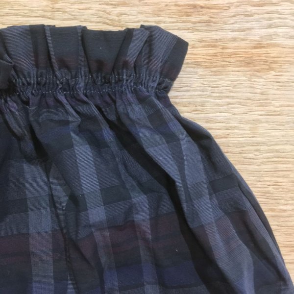 画像2: MAKIE BABY チェック柄ブルマー YUNA／/CHARCOAL PLAID (2)