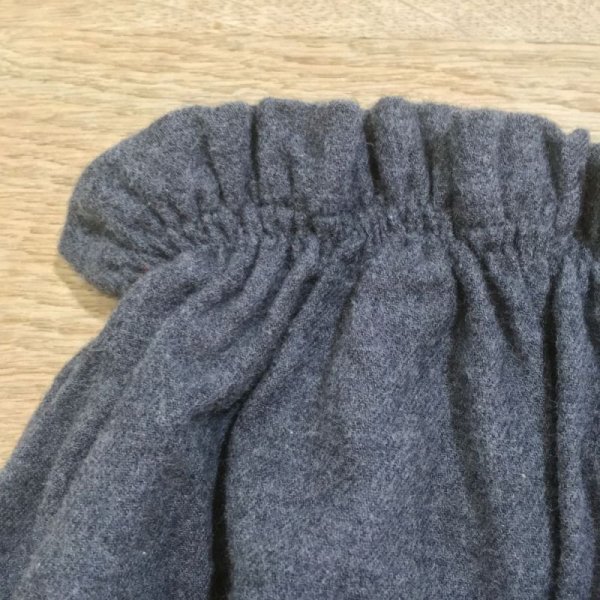 画像2: MAKIE BABY フランネル・ブルマー／/DARK GRAY (2/3才のみ) (2)