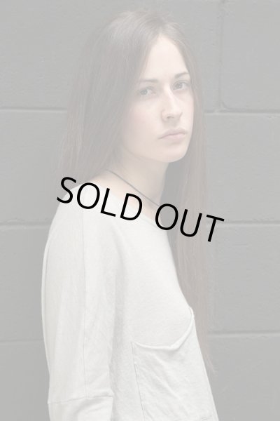 画像5: album di famiglia -LIMITED- レディース BIG T-シャツ（カシミア混）／GRAY (5)