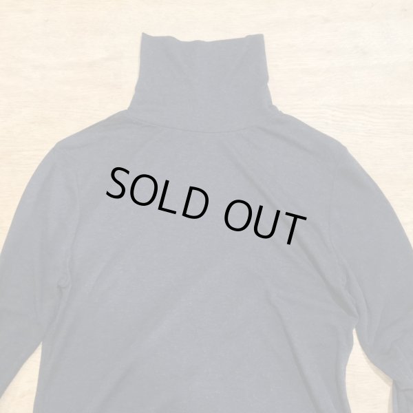 画像3: album di famiglia  ユニセックス SLIM タートルネック／ALMOST BLACK(Sのみ) (3)