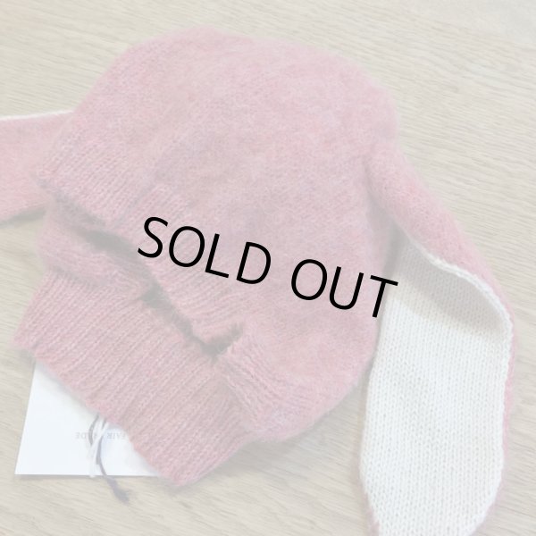 画像5: OEUF BABY ニット・アニマル帽・ローズバニー／ROSE BUNNY (5)