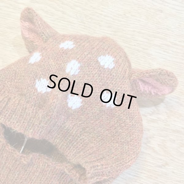 画像3: OEUF BABY-KIDS ニット・アニマル帽・バンビ／BAMBI(18Mのみ) (3)