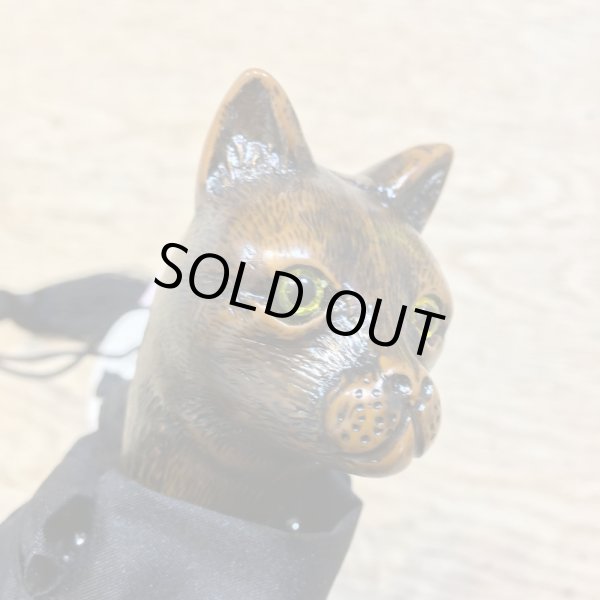 画像2: GUY DE JEAN 折りたたみ傘（ネコ）／NOIR (2)