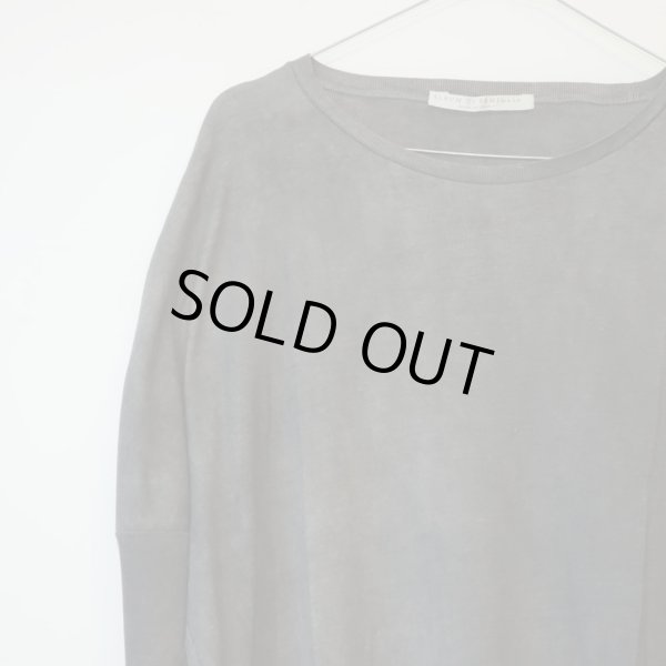 画像2: album di famiglia -LIMITED- ユニセックス ロングスリーブプルオーバー（ムラ染め）／MOUSE (2)