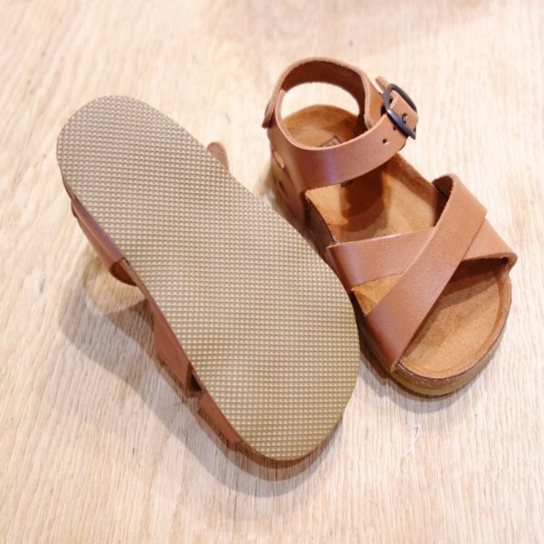 画像3: BONTON レザーサンダル（２９〜３２）／961 MARRON (3)