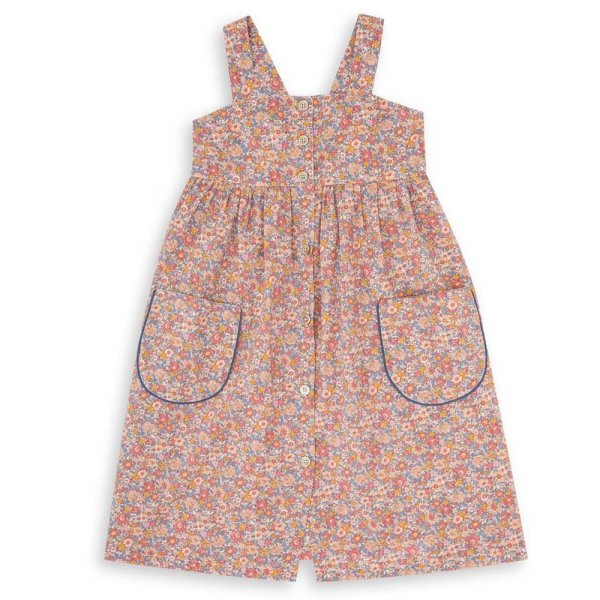 画像5: BONTON リバティ ワンピース NOYAU／805 IMP BLEU (4才のみ) (5)