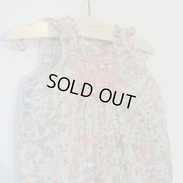 画像2: BONPOINT BEBE リバティ コンビネゾン／503 (2)