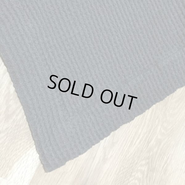 画像2: Linge Particuller リネン ワッフル・バスマット／BLACK (2)